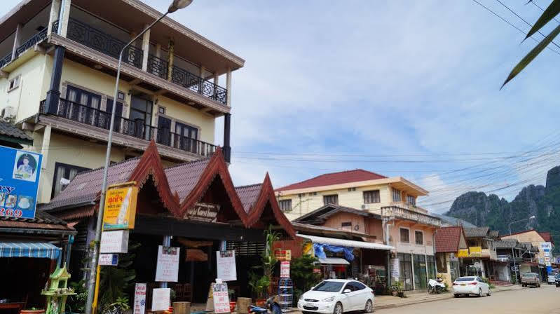 Soutjai Guesthouse & Restaurant Vang Vieng Eksteriør bilde